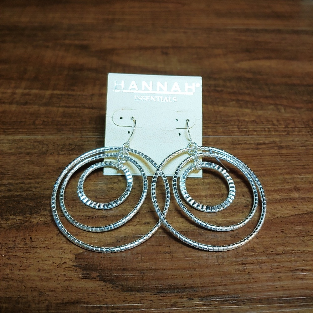 ✨NWT🎉BOGO Silver Hoop Earrings